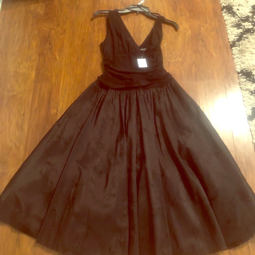 Black dress with full skirt! Brand new